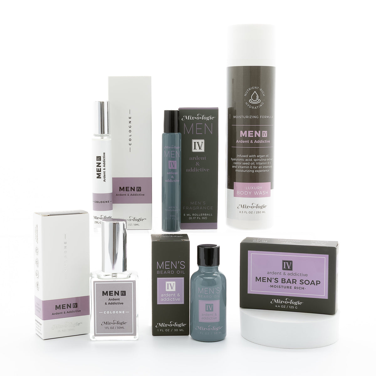 Men's IV (Ardent & Addictive) scented products