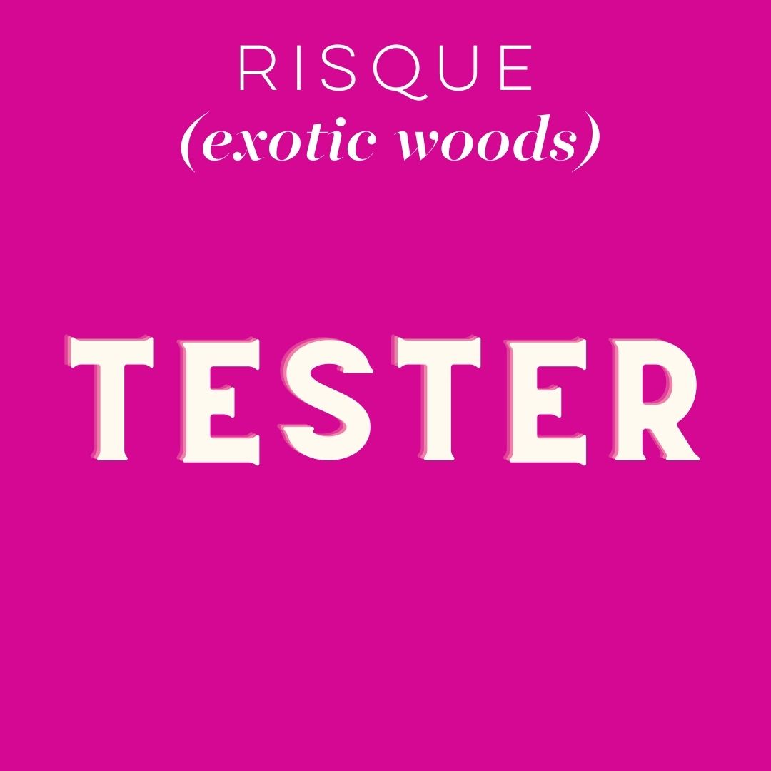 Tester - Risque' (exotic woods): Choose Item/Size