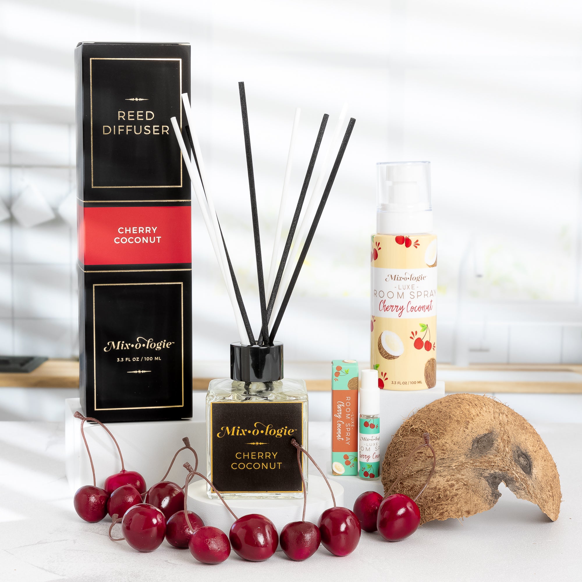 Cherry Scented Reed Diffuser Cherry Coconut Reed Diffuser | Mixologie Wholesale