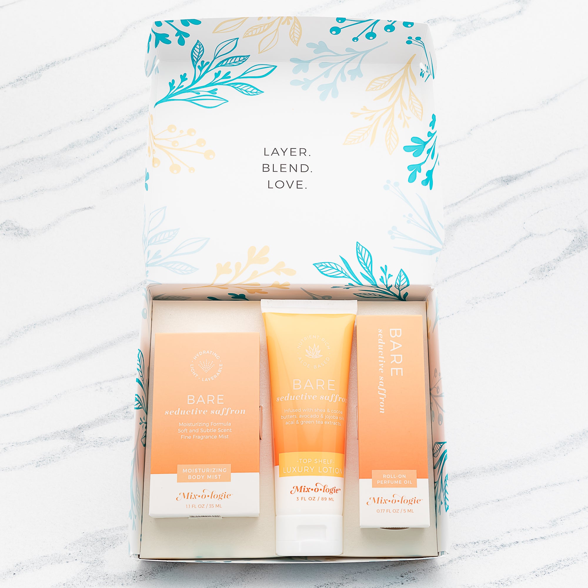 Bare (Seductive Saffron) Gift Set Trio Box