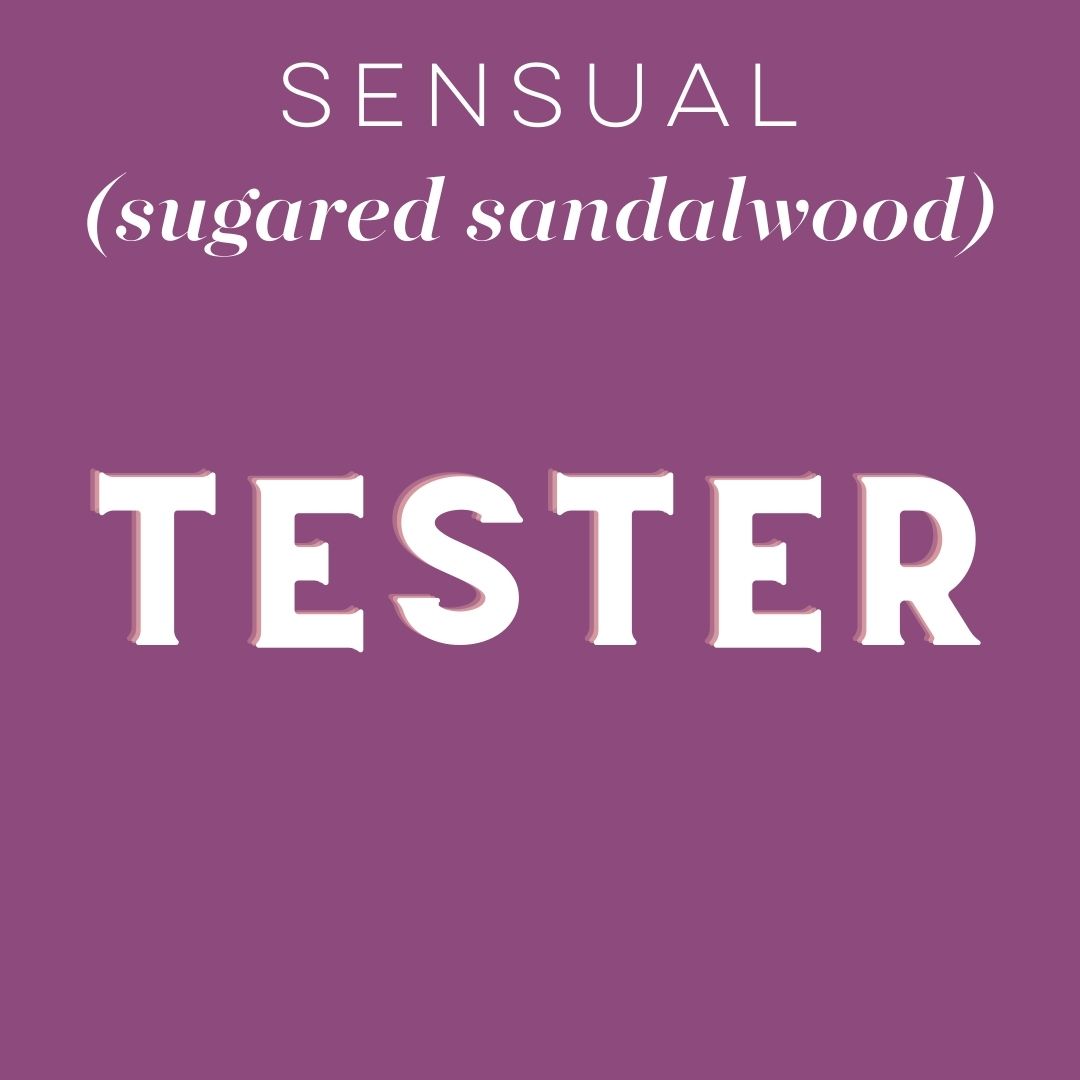 Tester - Sensual (sugared sandalwood):  Choose Item/Size