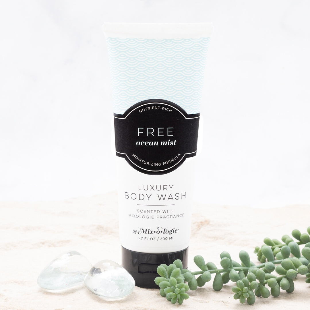Luxury Body Wash & Shower Gel - Free (ocean mist) scent