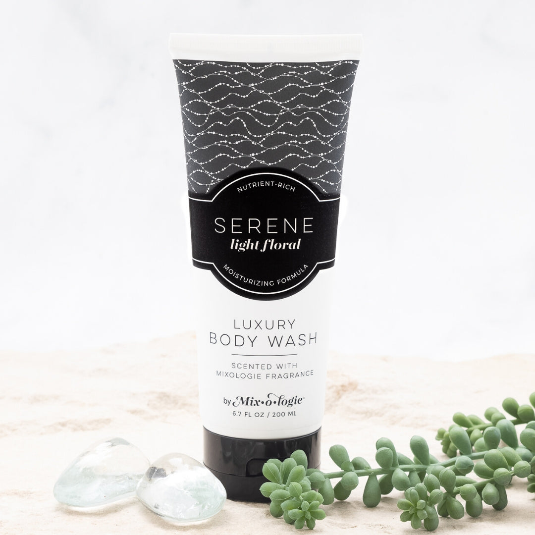Luxury Body Wash & Shower Gel - Serene (light floral) scent