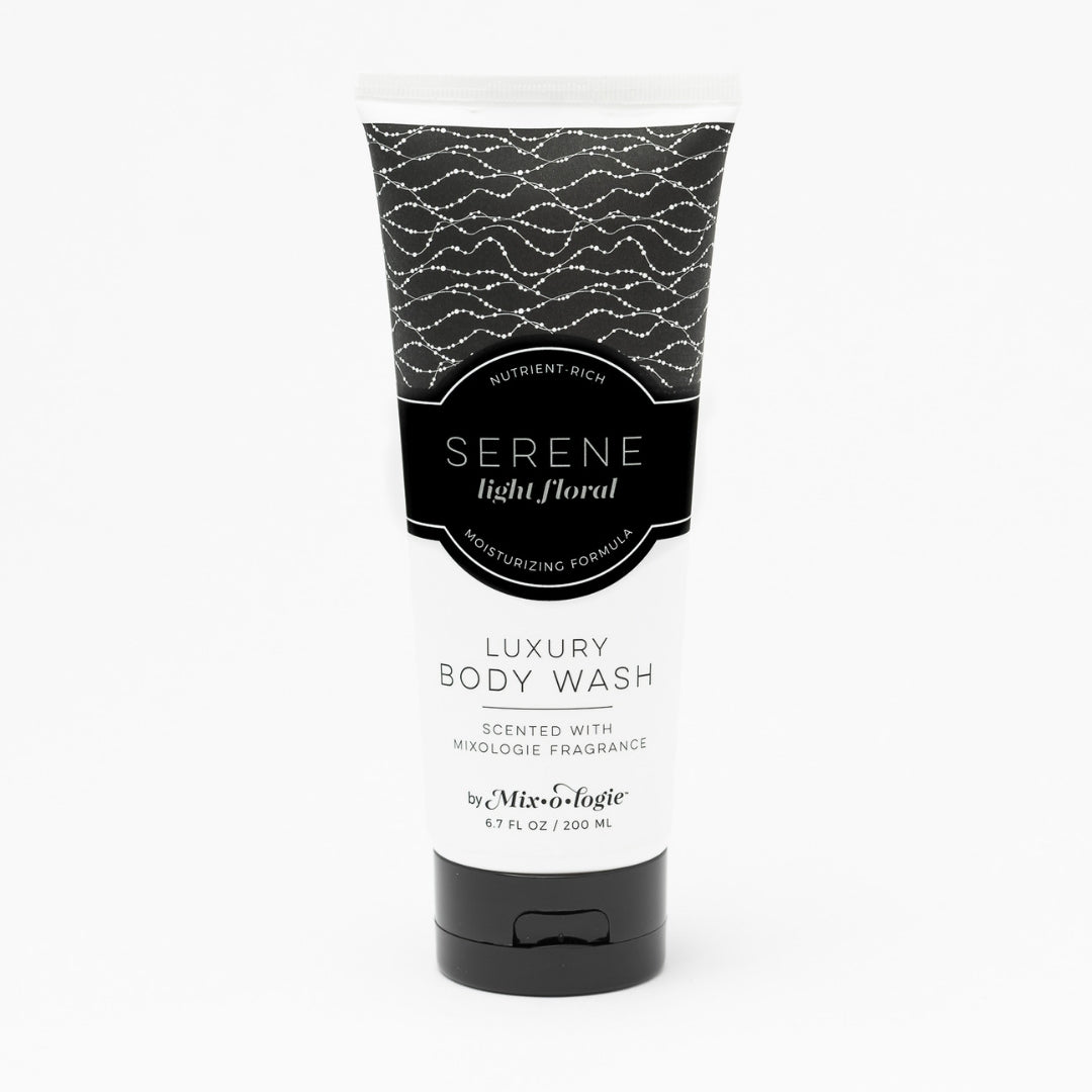 Luxury Body Wash & Shower Gel - Serene (light floral) scent